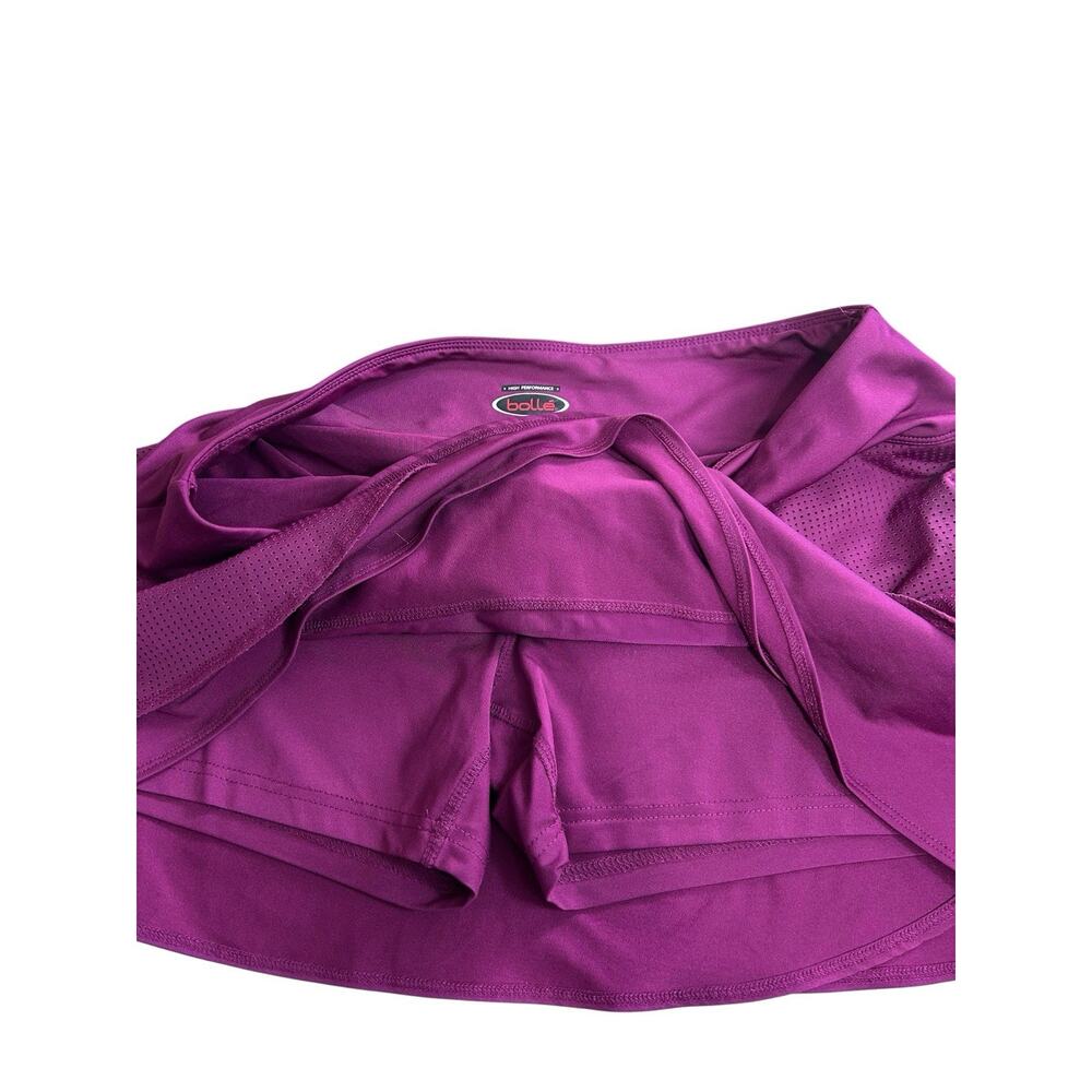Bolle Magenta Tennis Golf Skort Sz Large Stretch Full Skirt Athletic Pickle Ball - Picture 8 of 8